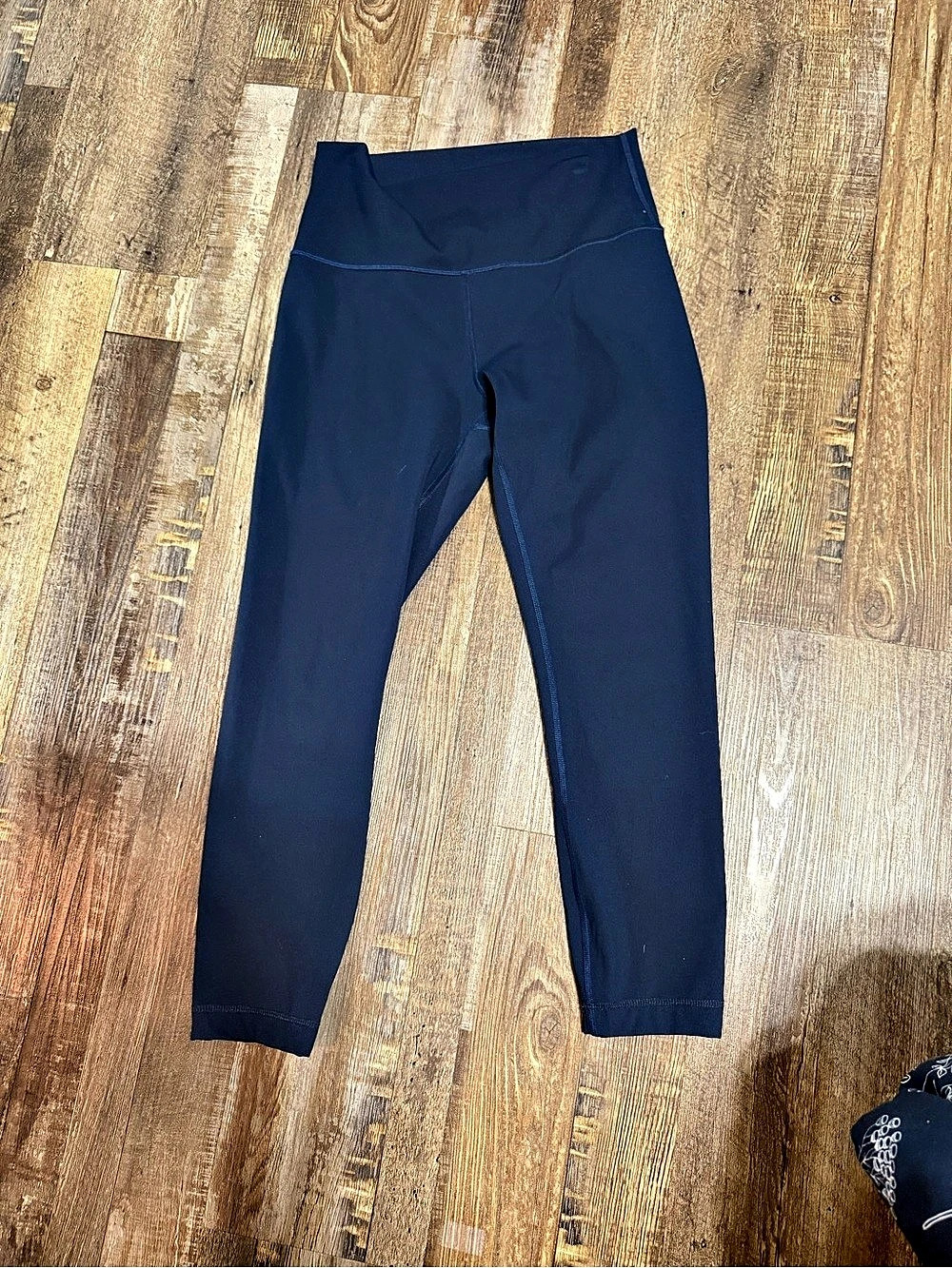 lululemon Wunder Under 25" Blue Leggings
